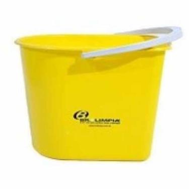 Imagem de Balde 12 Litros Mopinho Com Alça Bralimpia Amarelo