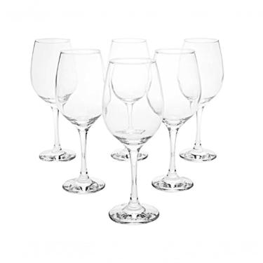 Imagem de Jogo 6 Taças Vidro Cristal Vinho água