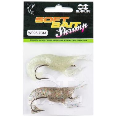 Imagem de Isca Soft Maruri Camarão W025 7cm - 2pçs