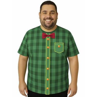 Imagem de Camiseta Manga Curta Festa Junina Tamanho Especial Plus Size