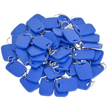 Imagem de YUANWIN Chaveiro Rfid 125Khz, Cartões De Proximidade, Chaveiros Com Identificação Somente Leitura, Controle Acesso A Portas, Pacote 50 Unidades