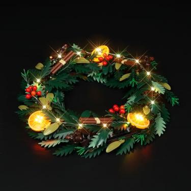 Imagem de Rorliny Kit De Iluminação Led Compatível Com Lego Icons Wreath 10340, Conjunto Criativa 10340 (Sem Modelos)