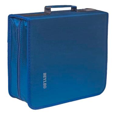 Imagem de BEYLEG 264 Capa Para Dvd/Cd/Vcd, Carteira Cd/Dvd, Estojo Organizador Mídia Blu-Ray (Azul)