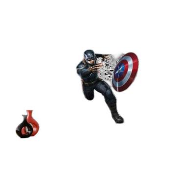 Imagem de Papel De Parede 3D Heróis Página Quadrinhos Hq 3,5M Nhma146 - Você Dec