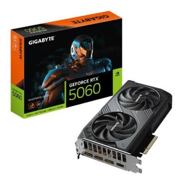 Imagem de Placa de Vídeo Gigabyte RTX 5060 WindForce OC 8GB GDDR7 128bits GVN506