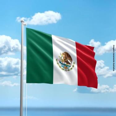 Imagem de Bandeira do México 80cmx140cm Tecido Oxford 100% Poliéster - Presente-