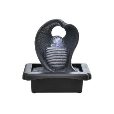 Imagem de Fonte de mesa ornamentos de água corrente ciclo Feng Shui bola desktop fonte fortuna escritório fonte interior