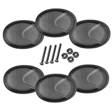 Imagem de Kit 6 Telas Alto Falante 6x9 Polegadas Com Parafuso Metálica - PERMAK