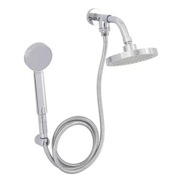 Imagem de Chuveiro Ducha Cromada Com Chuveirinho R150 Eden - Docol