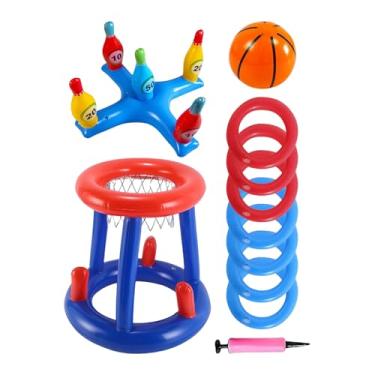 Imagem de Brinquedo Flutuante de Lançamento para Piscina | Bolas Flutuantes para Jogos Aquáticos,Acessórios de Natação Leves e Coloridos Diversão Aquática para Aniversários Dias das Crianças e Feriados