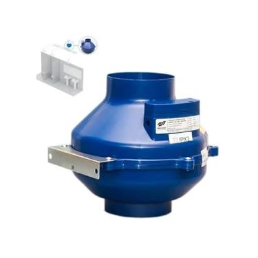 Imagem de Exaustor Centrífugo Inline AXC 100mm Vazão Máx. 265m3/h - 220V