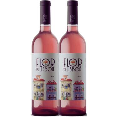 Imagem de Kit 2 Garrafas Vinho Rose Flor De Lisboa 750ml