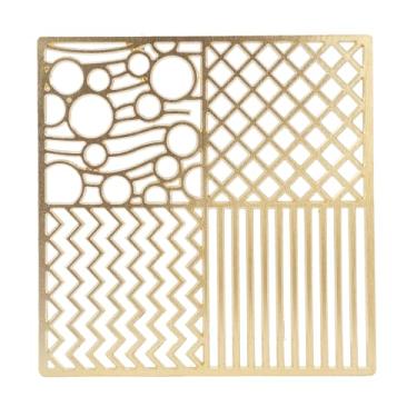 Imagem de Haofy Padrão de Bandeja de Carimbos de Gelo de Cobre Impressor para Cubos de Cocktail Em Nuvem Modern Clear Ice Maker para Mixologists Whisky Lovers Instagram Drinks Dignos (A)