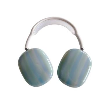 Imagem de QYFZXLV Capa para Airpods Max, capa de fone de ouvido IMD macia à prova de choque com pintura a óleo criativa, capa de fone de ouvido totalmente protetora para meninas e mulheres (B)