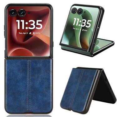 Imagem de Kukoufey Capas de telefone compatíveis com Motorola Razr Ultra 2025, couro PU retrô, ul...