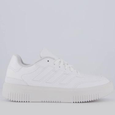 Imagem de Tênis Adidas Courtblock Bold II Feminino Branco, 38
