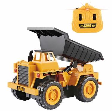 Imagem de Caminhão Brinquedo De Construção Infantil Realista Com Caçamba Móvel E