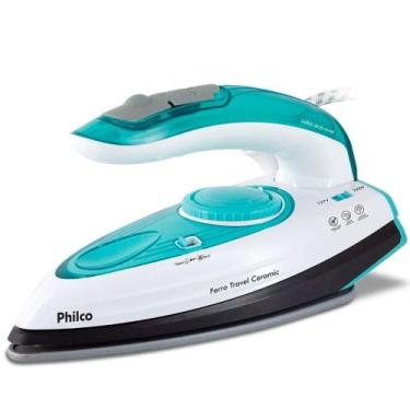 Imagem de Ferro de Passar Roupas a Vapor Elétrico Philco Travel Ceramic Base em 