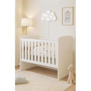 Imagem de Berço 3 em 1 Multifuncional Americano Vira Mini Cama E Sofá Em MDF - P