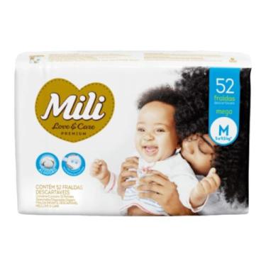 Imagem de Fralda MILI Love E Care  M Pacore com 52/UN
