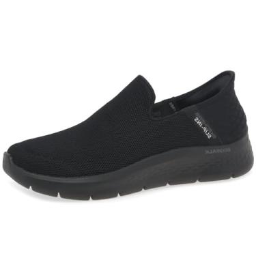 Imagem de Skechers Tênis masculino Gowalk Flex Hands Free Slip-ins Atlético slip-on Casual Caminhada Tênis, Preto/preto, 10 X-Wide