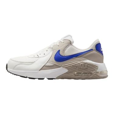 Imagem de Nike Tênis masculino Air Max Excee (FZ5486-101, branco Summit/cinza vasto/cinza universitário/azul corredor), Summit Branco/Racer Blue-vasto Cinza, 43