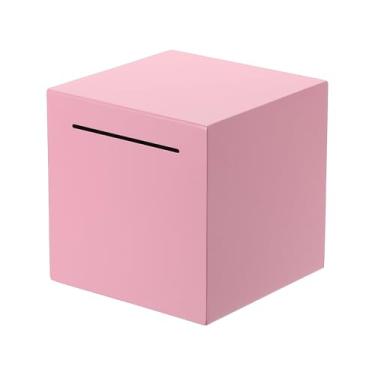 Imagem de PATIKIL Cofrinho para adultos, cofrinho inquebrável de metal rosa deve quebrar para abrir caixa de dinheiro para ajudar a economizar dinheiro dinheiro caixa de dinheiro para cheques de moedas de