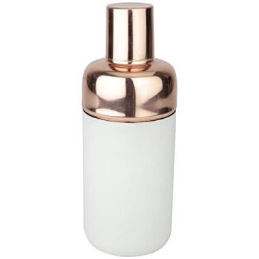 Imagem de Coqueteleira Drink Station em aco inox 500ml D7,5xA20cm cor branca com cobre