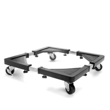 Imagem de Suporte De Geladeira/Maquina De Lavar E Fogão Inox Com Rodinhas Grande(Suporte Grande)