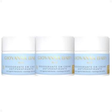 Imagem de Kit Giovanna Baby Blue: 3 Desodorantes em Creme Antiperspirante 55g