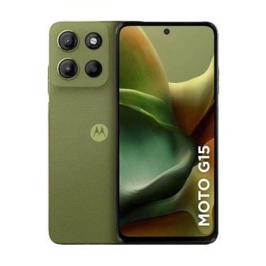 Imagem de Motorola G15 256Gb De Memória 4Gb De Ram Verde 4G, 256GB, Verde