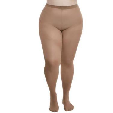 Imagem de Meia calça opaca fio 40 plus size Loba Lupo, XXG, Pó de arroz