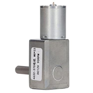Imagem de Redução do motor de redução do DC Redutor de engrenagem de alta precisão Baixa ruído 90rpm DC12V M8 x 33mm Para abridores de janelas de abridores de porta pequenos guinchos de