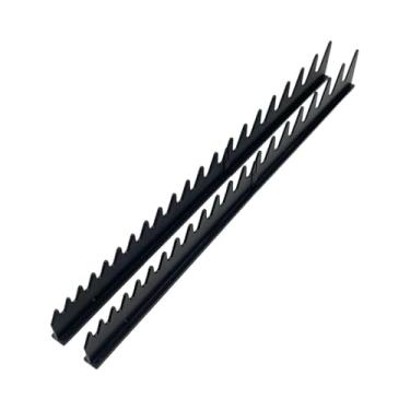 Imagem de Generic Organizador de chave de trilho em forma de V, caixa de ferramentas, acessórios, suporte para chave de gaveta, Preto Longo