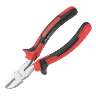 Imagem de MTX Alicate de Corte Diagonal Nickel 6" (160 mm) – Aço Cromo-Vanádio, Revestimento Niquelado, Cabo Dupla Injeção