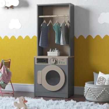 Imagem de Lavanderia De Brinquedo Infantil Busan Cinza