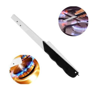 Imagem de Acendedor Manual De Fogões Com Botão Aperta Faísca Com Cabo Longo - LO