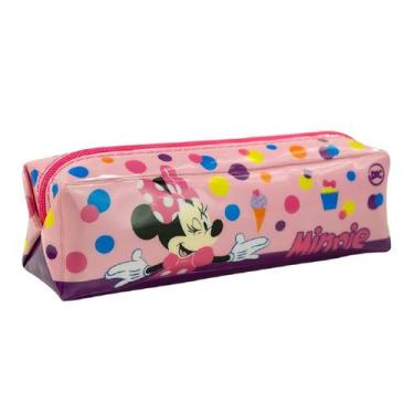 Imagem de Estojo Escolar Infantil Simples Minnie Mouse Com 1 Divisória - Dac