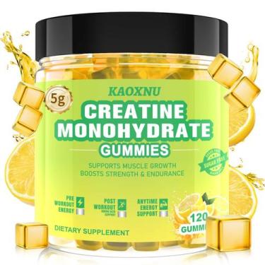 Imagem de Gomas de creatina monohidratada KAOXNU 5600mg 120 CT Vegan