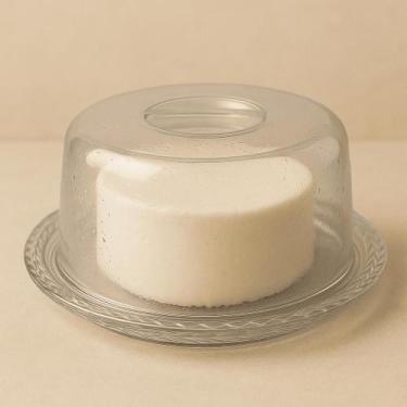 Imagem de Porta queijo tranca premium queijeira acrilico tampa 16cm - KEITA