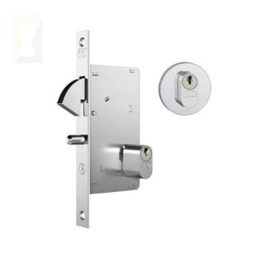 Imagem de Fechadura Stam Porta De Correr Externa 950 Polido - STAM METALÚRGICA