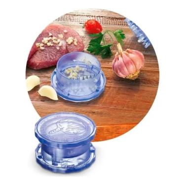 Imagem de Processador de Alho Manual Portátil – Tritura e Pica Alho com Praticidade, Mais Agilidade, Fácil de Usar, Não Deixa Cheiro nas Mãos