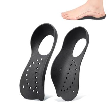 Imagem de Inserções de Suporte de Arco JHTSOLE para Alívio da Fascite Plantar, Palmilha Ortopédica de 3/4 de Comprimento para Alívio da Dor no Pé, Pés Chatos, Pronação Excessiva, Unissex