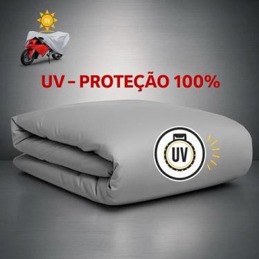 Imagem de Capa Para Moto Universal Impermeável Com Proteção UV Sol Chuva Anti Fe