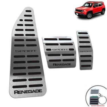 Imagem de Descanso + Pedaleira Automático Jeep Renegade Sport Preto