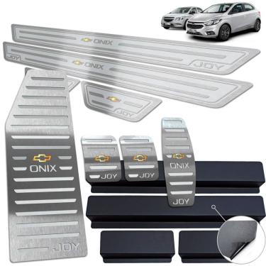 Imagem de Descanso Pedaleira Manual Soleira Onix Joy 2013 A 2020 Prata