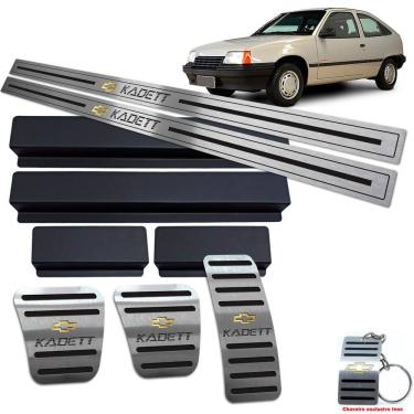 Imagem de Pedaleira Manual Soleira Preto Baixo Relevo Chevrolet Kadett