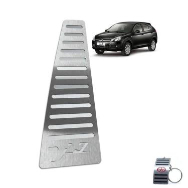 Imagem de Descanso de Pé Em Aço Inox Jac J3 2010 A 2015 Prata