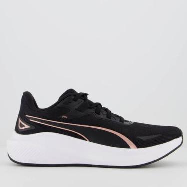 Imagem de Tênis Puma Skyrocket Lite Feminino Preto e Branco, 38