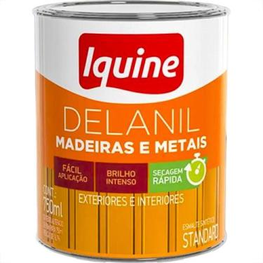 Imagem de Tinta Esmalte Iquine Delanil Standart 750Ml Preto